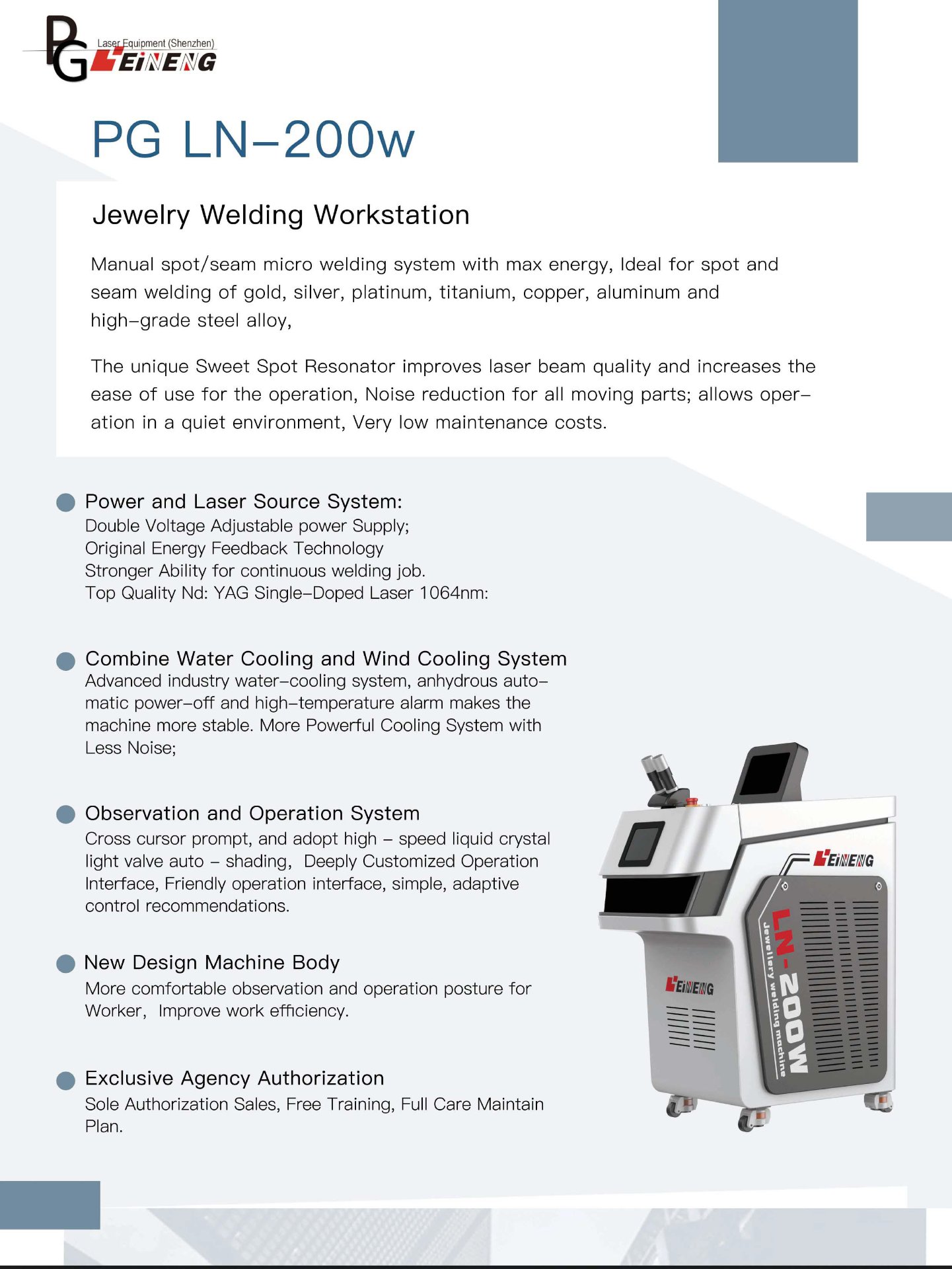 PG-LN-200W product overview